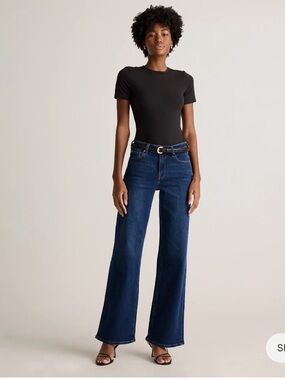 Quince Bella Stretch Wide Leg Jeans